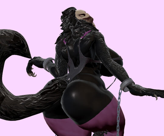 Back view of my model Yvonne